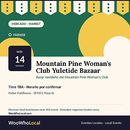 Mountain Pine Woman's Club Yuletide Bazaar