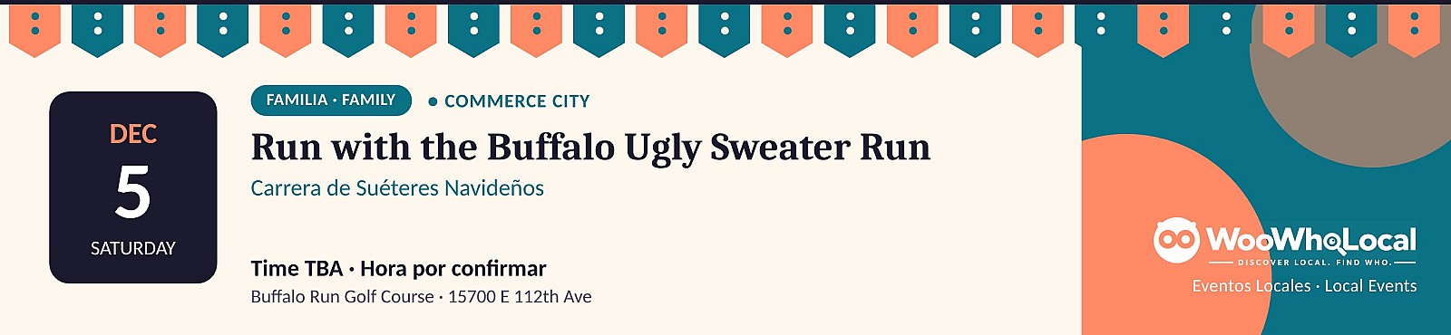 Run with the Buffalo Ugly Sweater Run