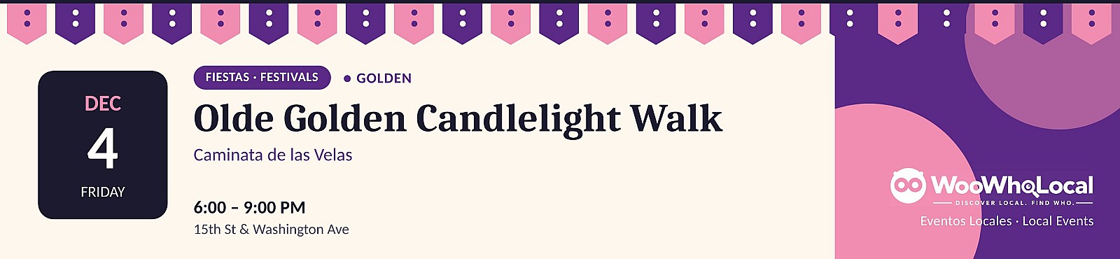 Olde Golden Candlelight Walk