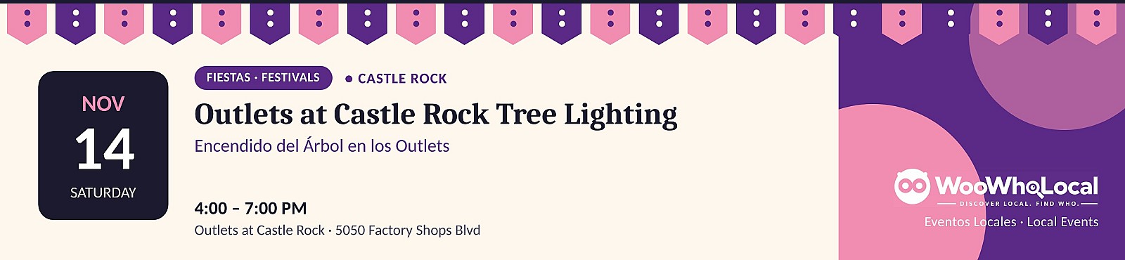 Outlets at Castle Rock Tree Lighting