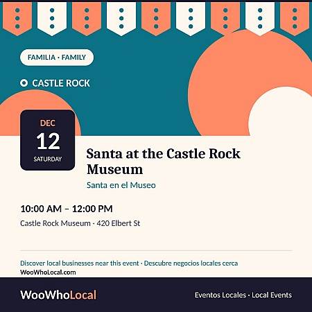 Santa at the Castle Rock Museum