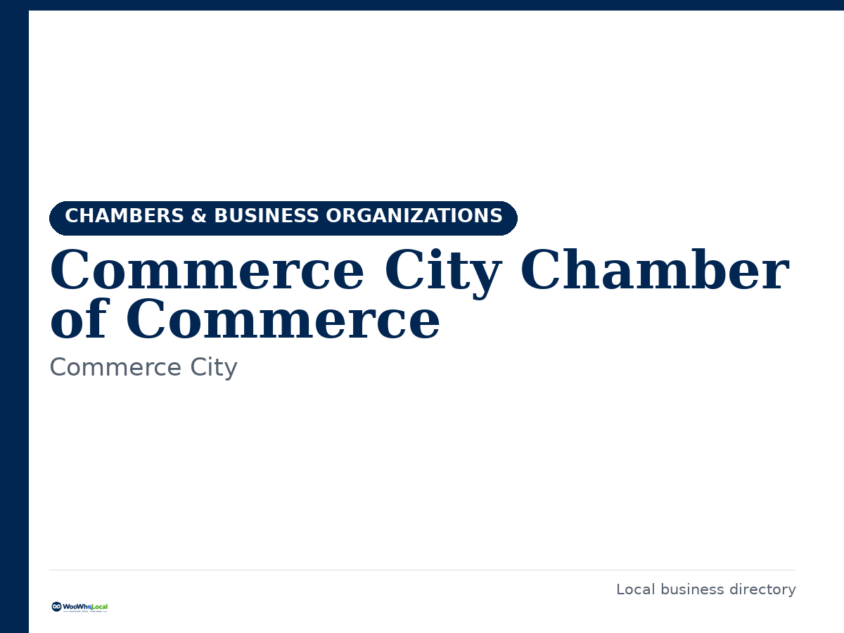 Commerce City Chamber of Commerce