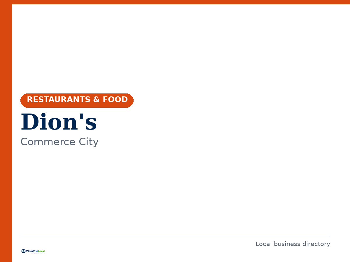 Dion's