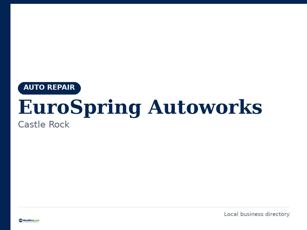 EuroSpring Autoworks