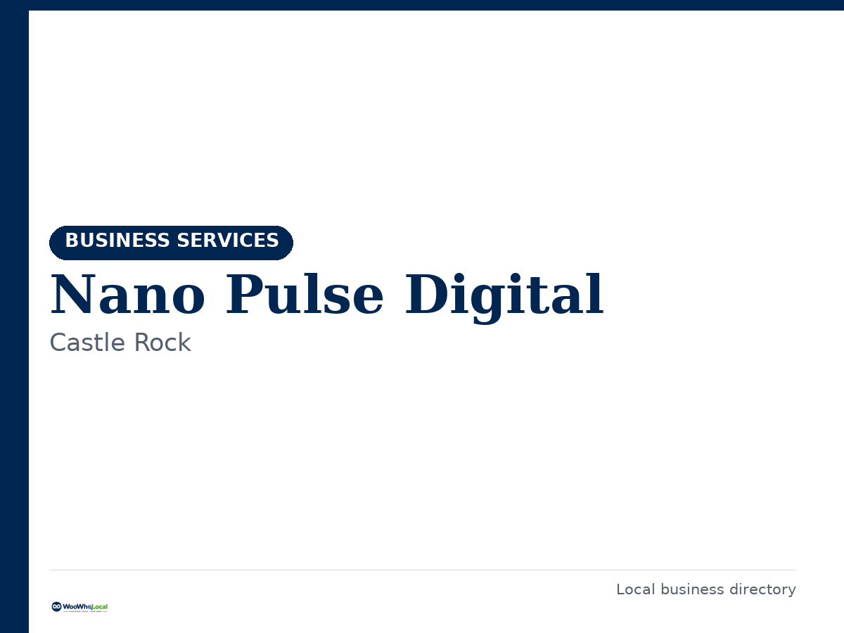 Nano Pulse Digital