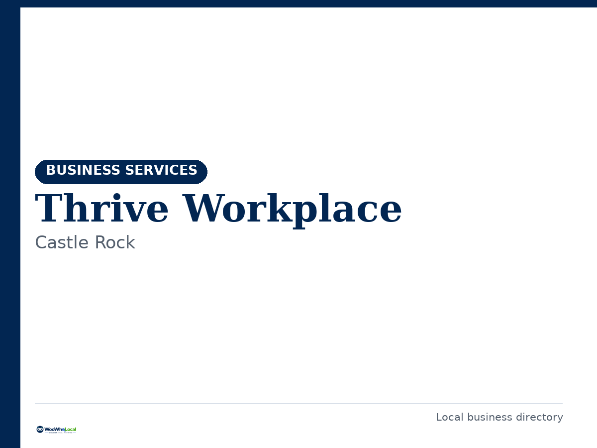 Thrive Workplace