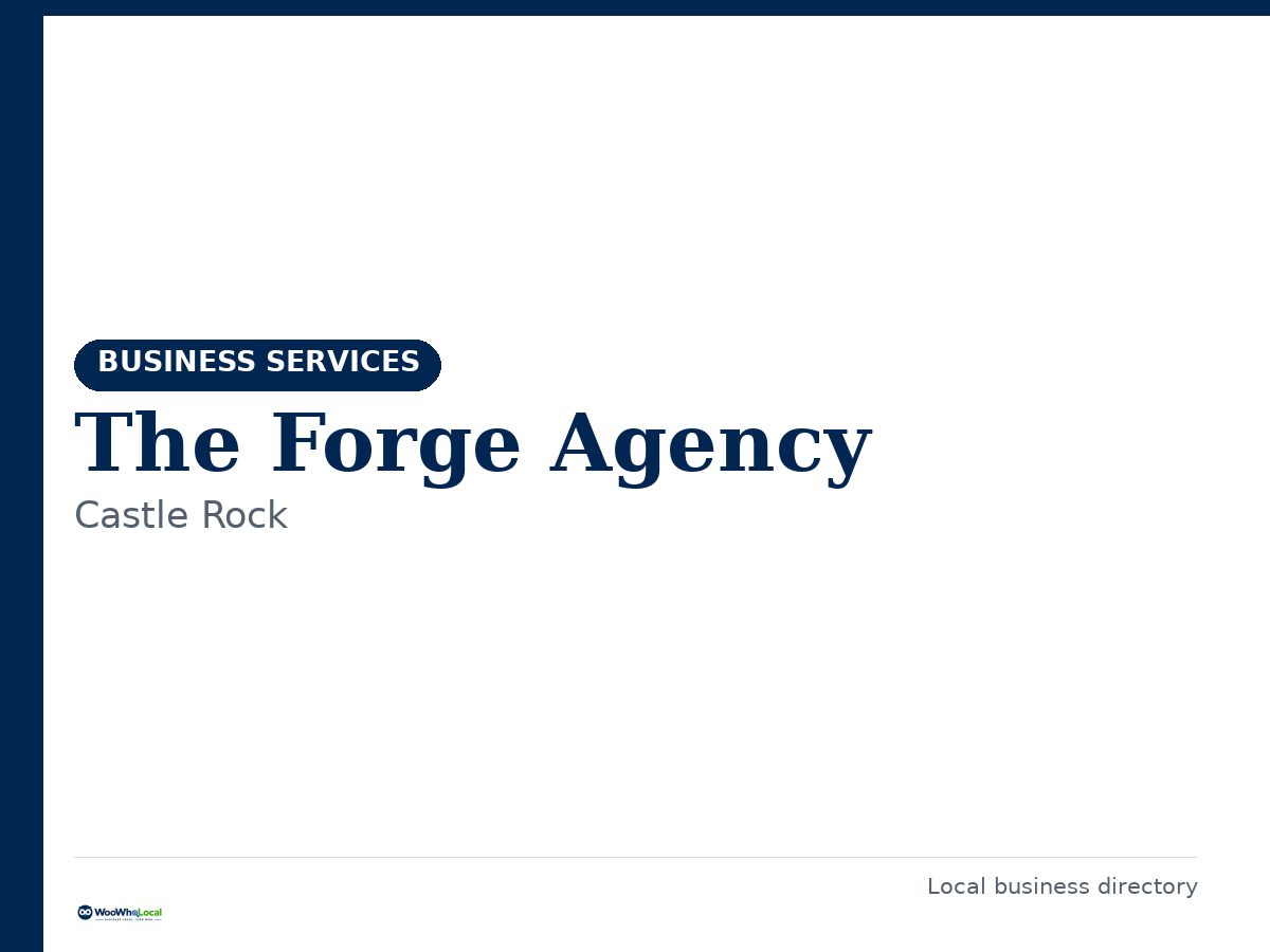 The Forge Agency