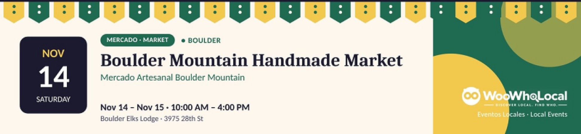 Boulder Mountain Handmade Market