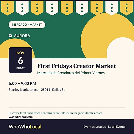 First Fridays Creator Market at Stanley