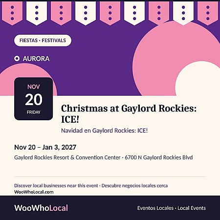 Christmas at Gaylord Rockies featuring ICE!