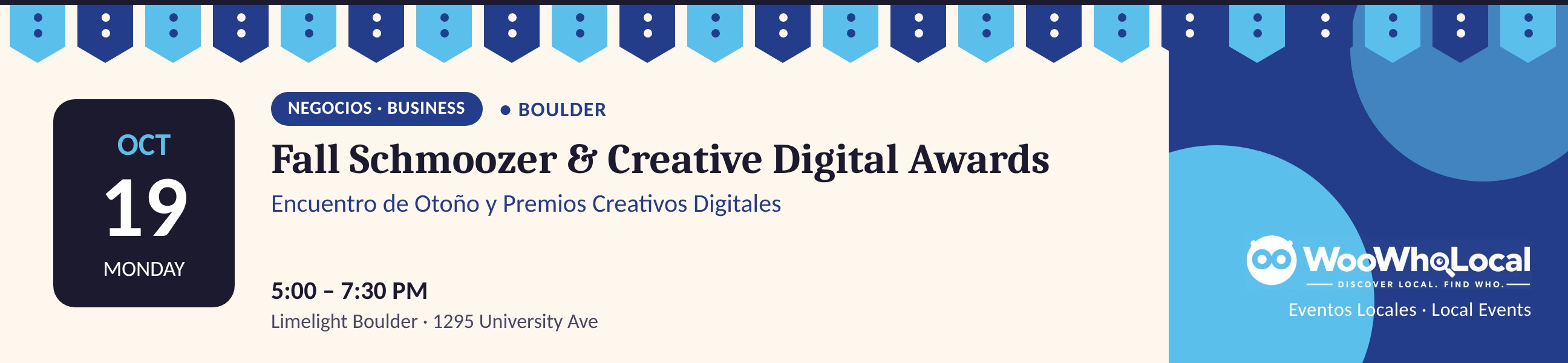 Fall Schmoozer & Creative Digital Awards