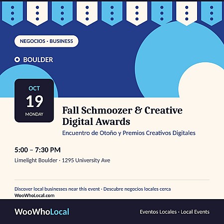 Fall Schmoozer & Creative Digital Awards