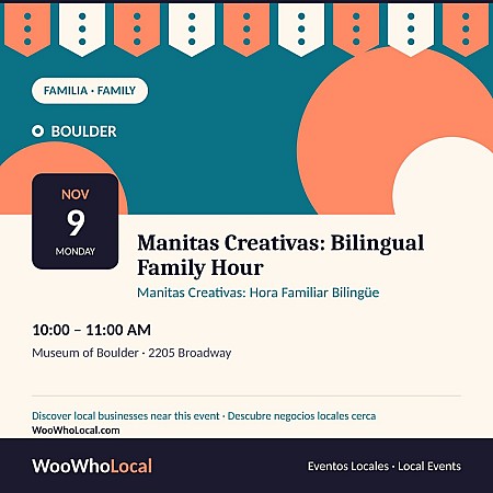 Manitas Creativas with Luna Cultura (Bilingual Family Hour)