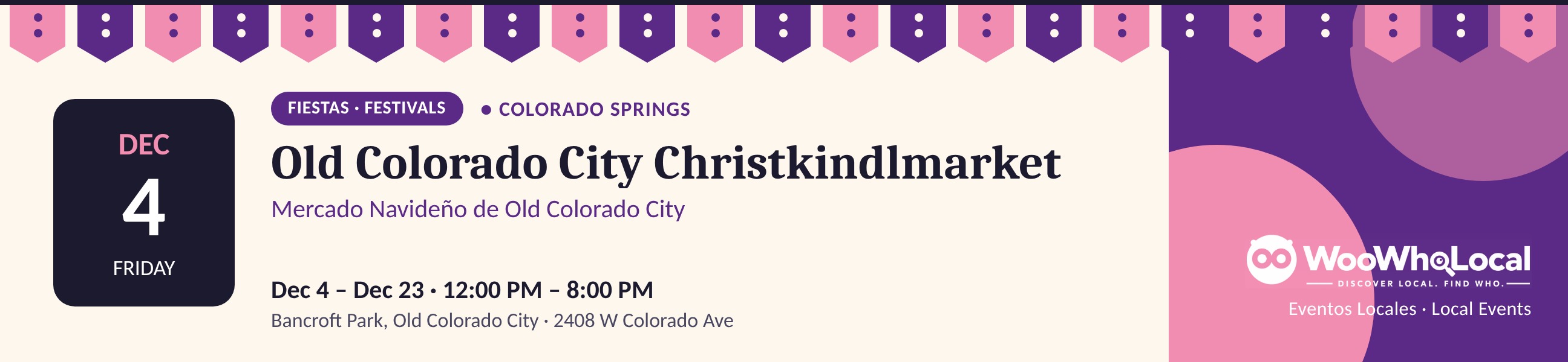 Old Colorado City Christkindlmarket