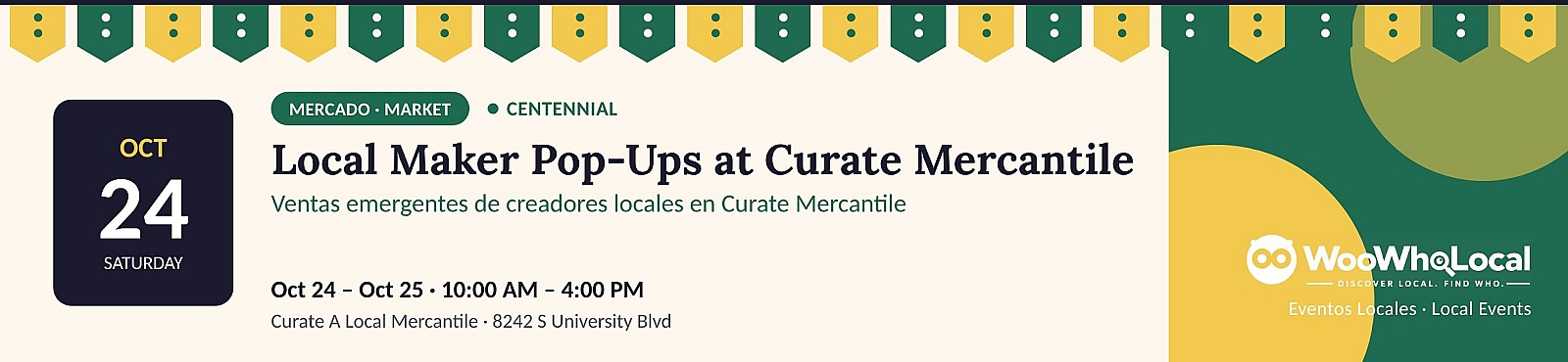 Local Maker Pop-Ups at Curate Mercantile