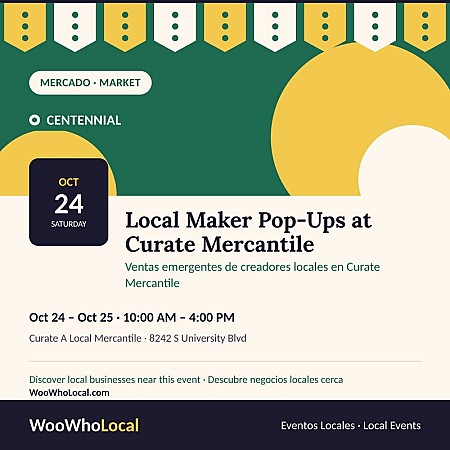 Local Maker Pop-Ups at Curate Mercantile