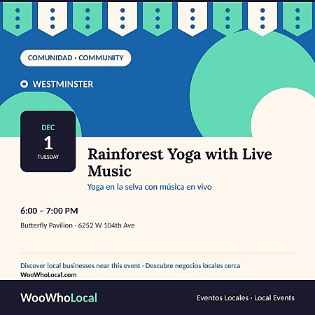 Rainforest Yoga with Live Music