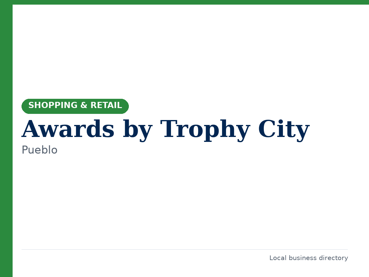 Awards by Trophy City