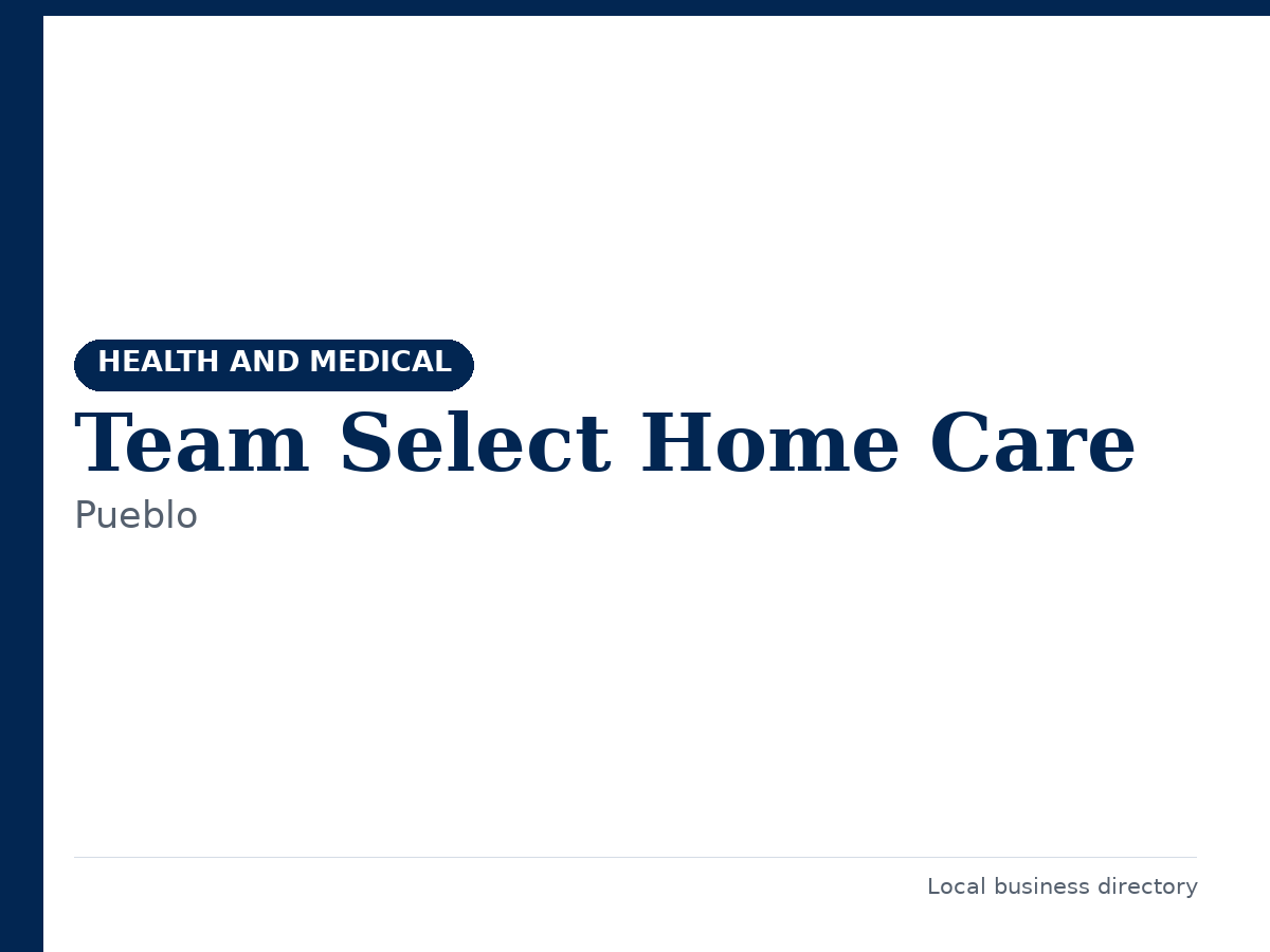 Team Select Home Care
