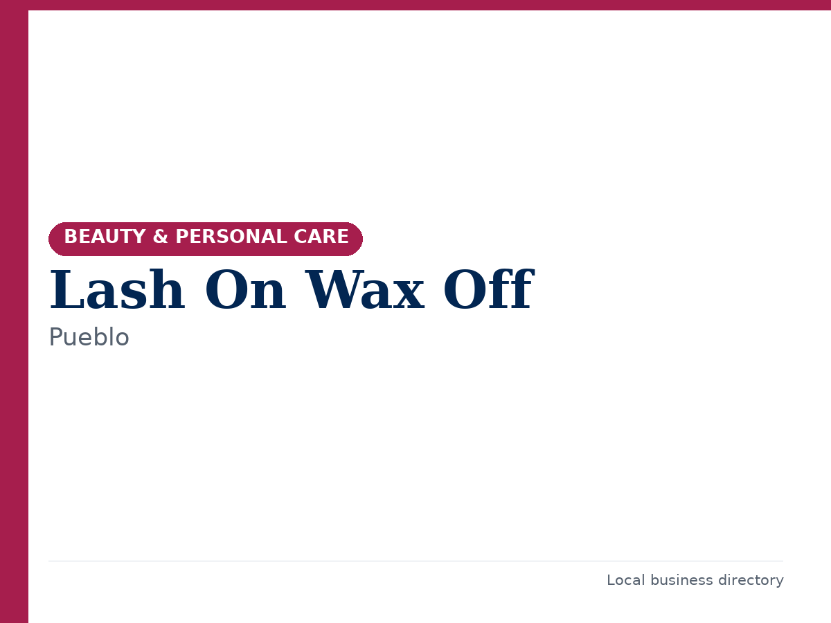 Lash On Wax Off