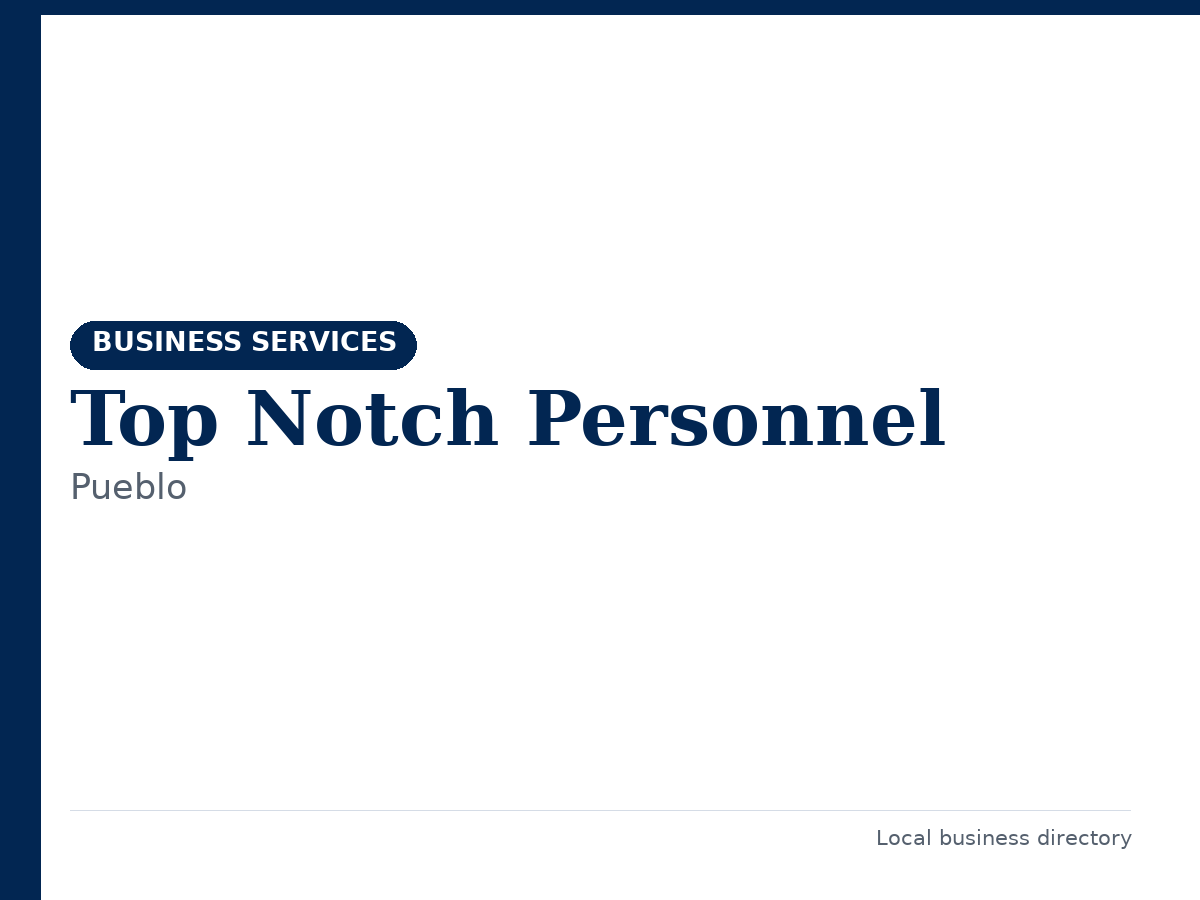 Top Notch Personnel
