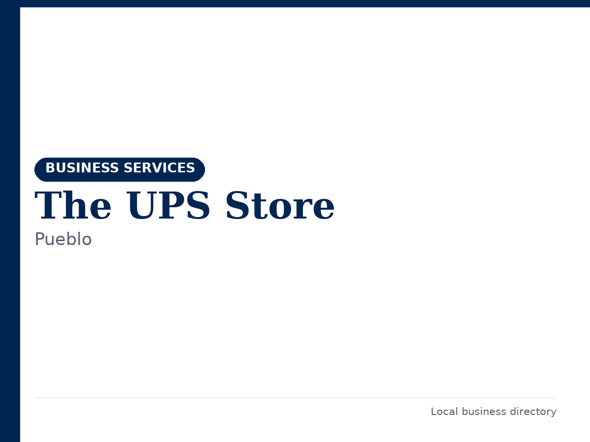 The UPS Store