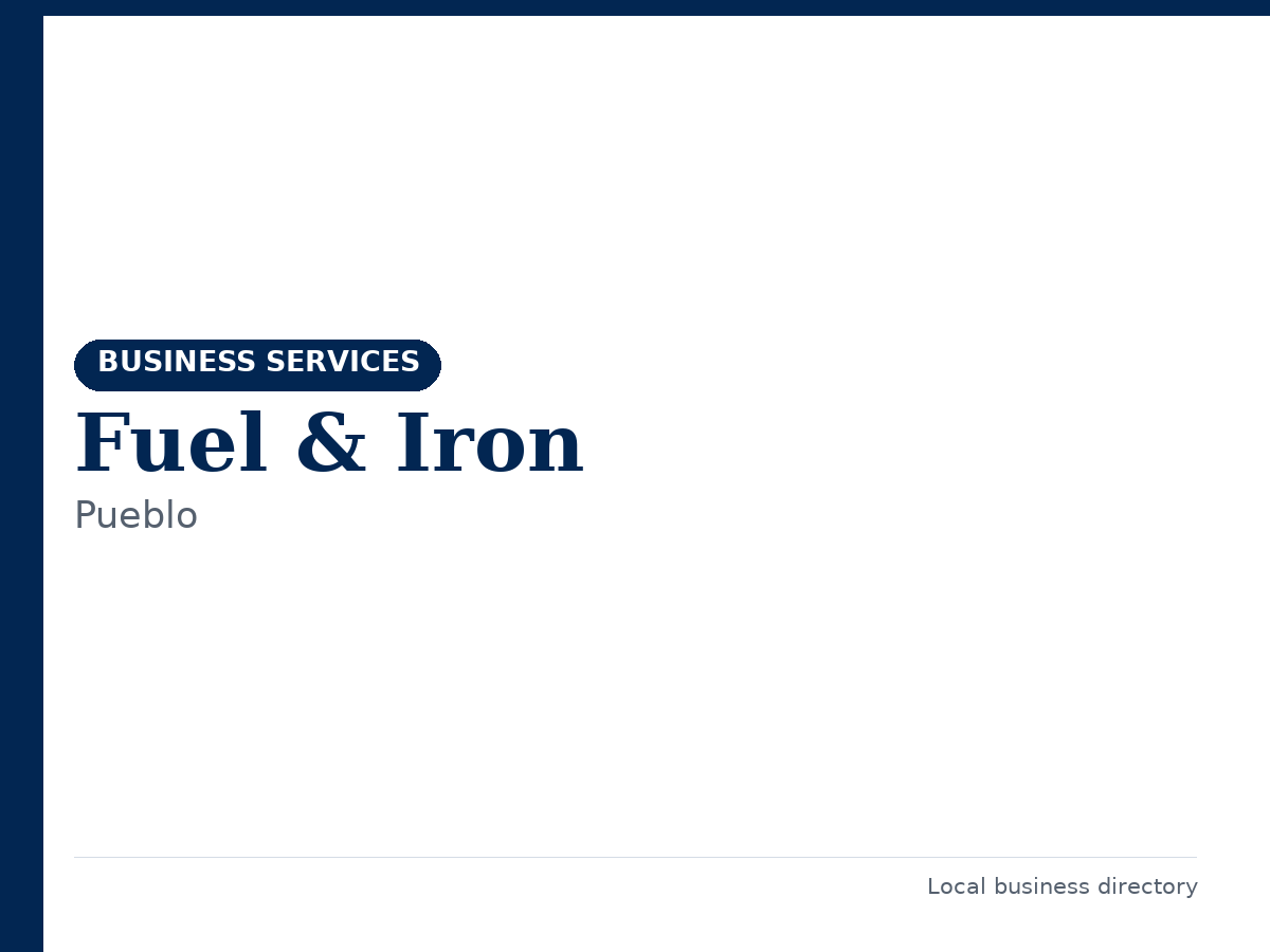 Fuel & Iron