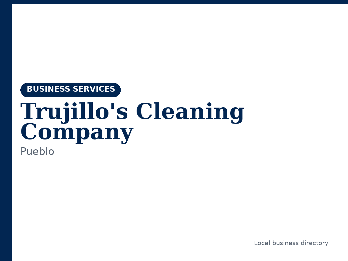 Trujillo's Cleaning Company