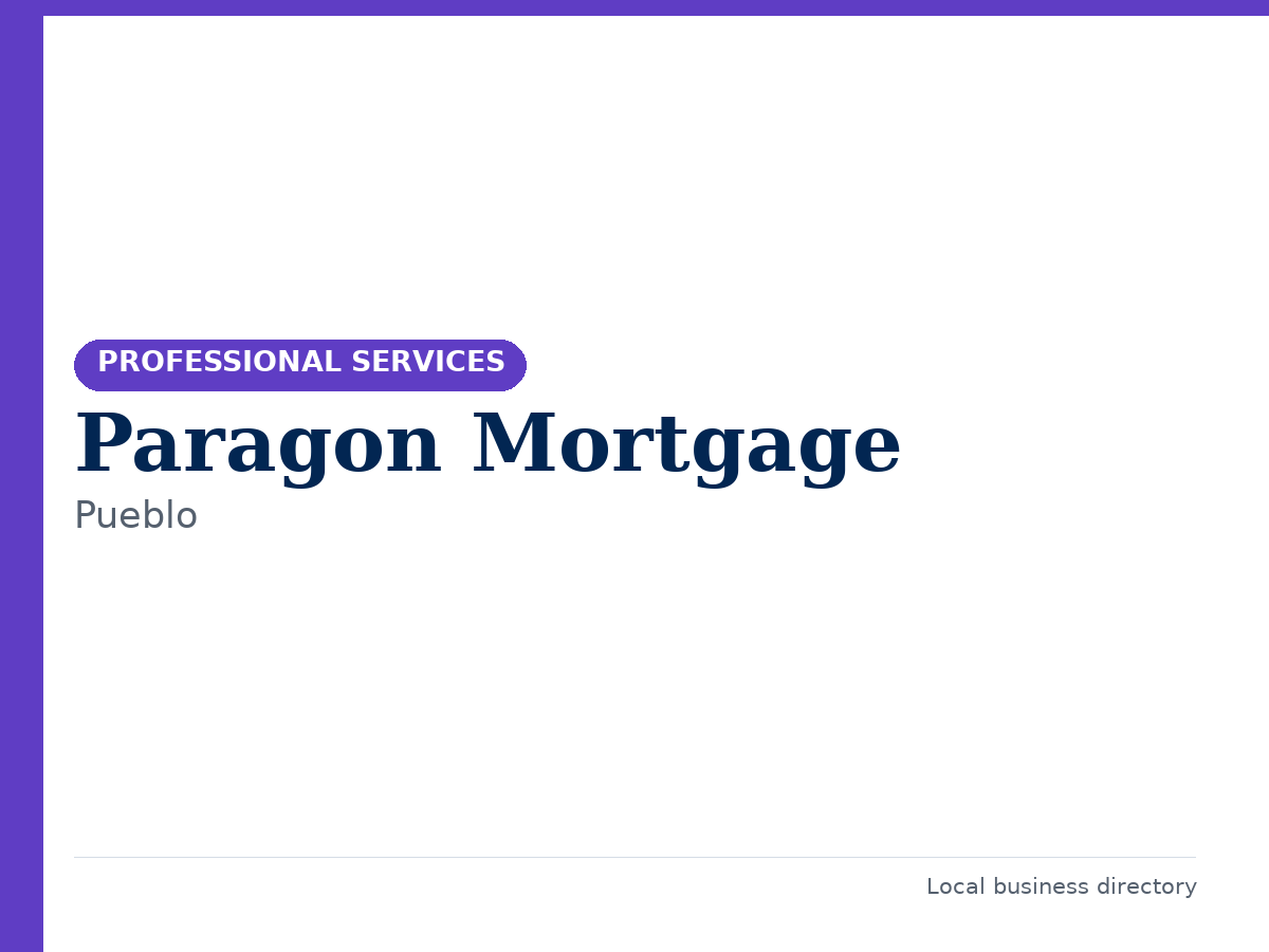 Paragon Mortgage
