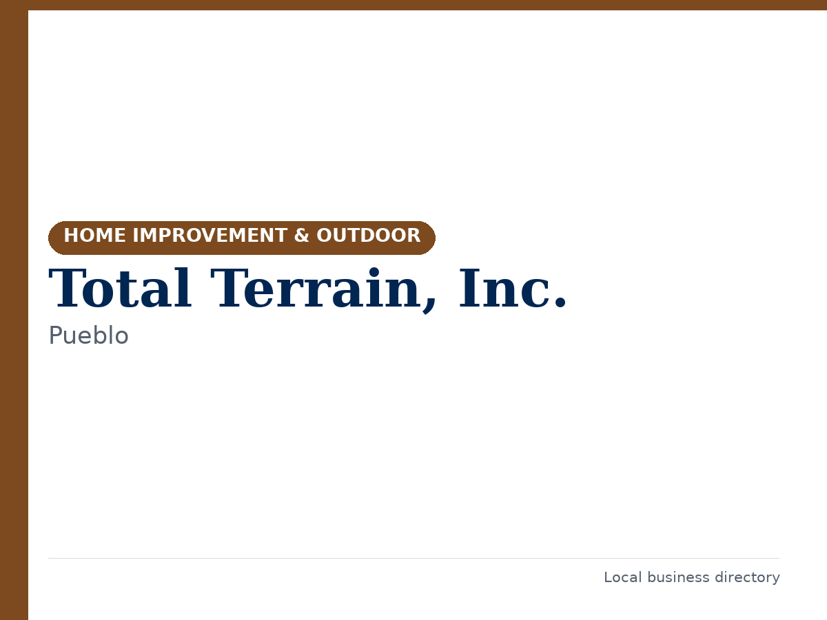 Total Terrain, Inc.