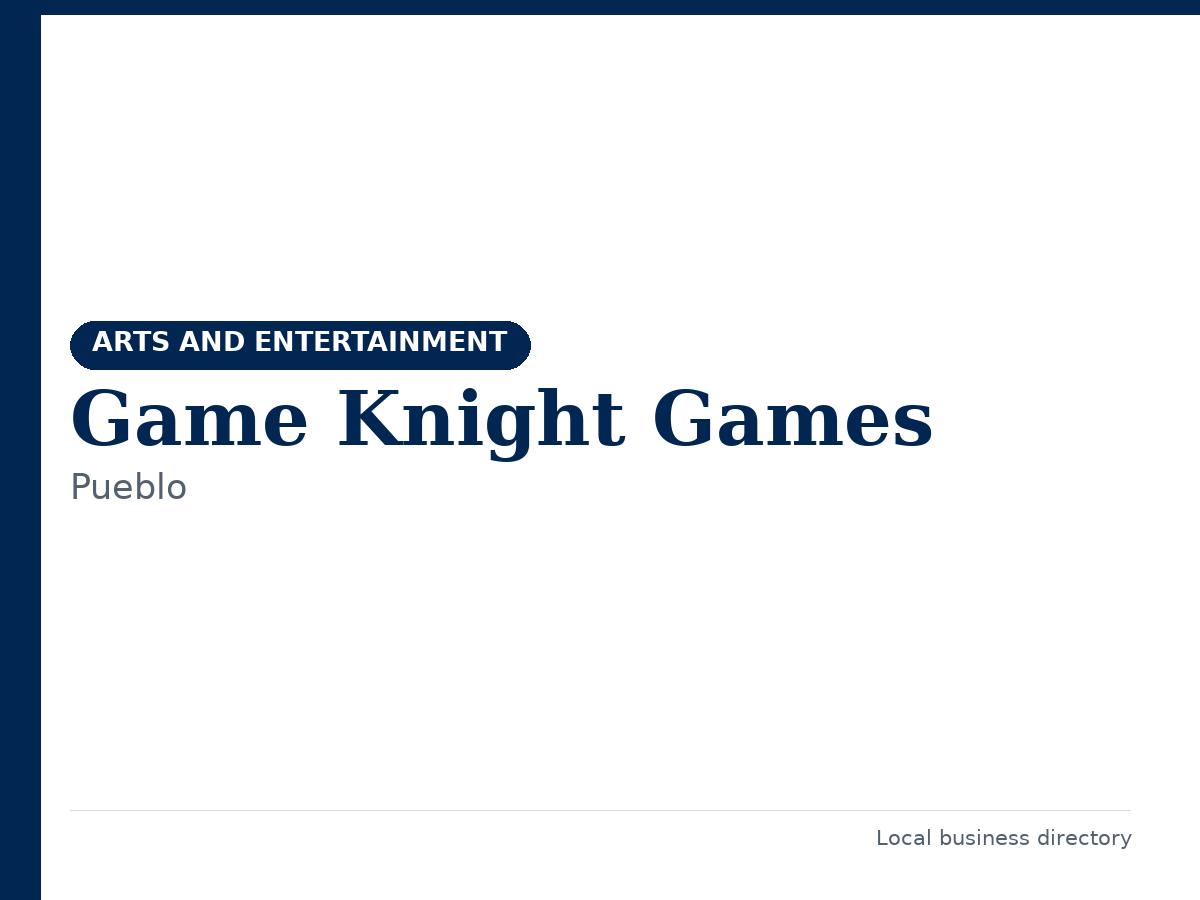 Game Knight Games