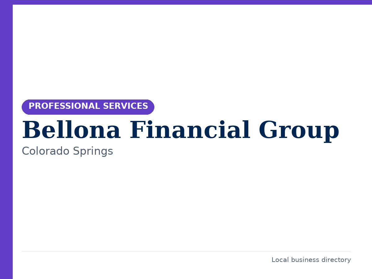 Bellona Financial Group