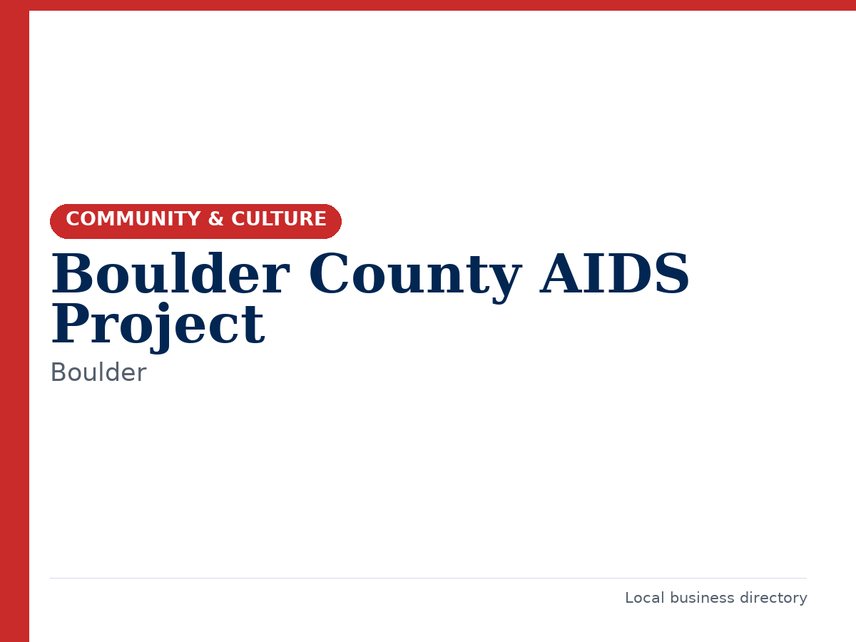 Boulder County AIDS Project
