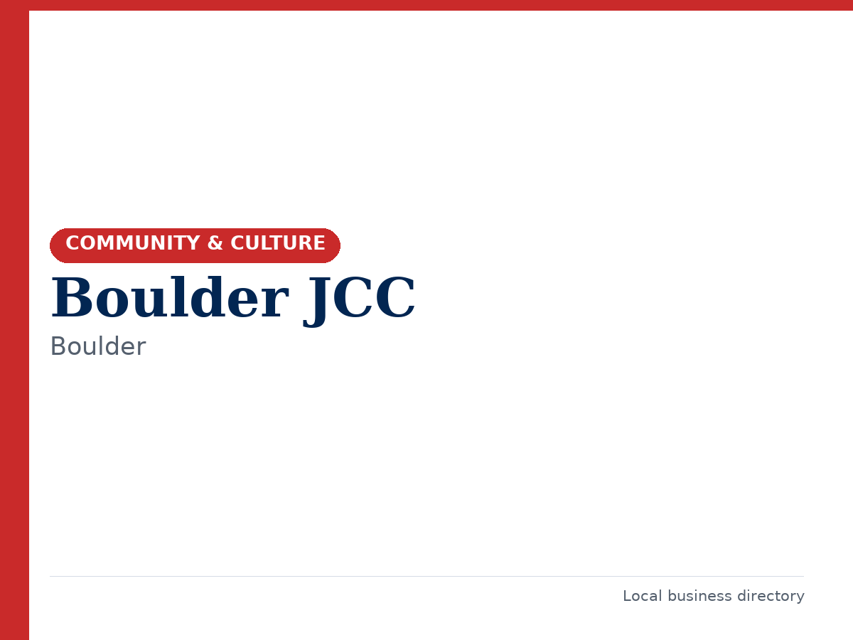 Boulder JCC