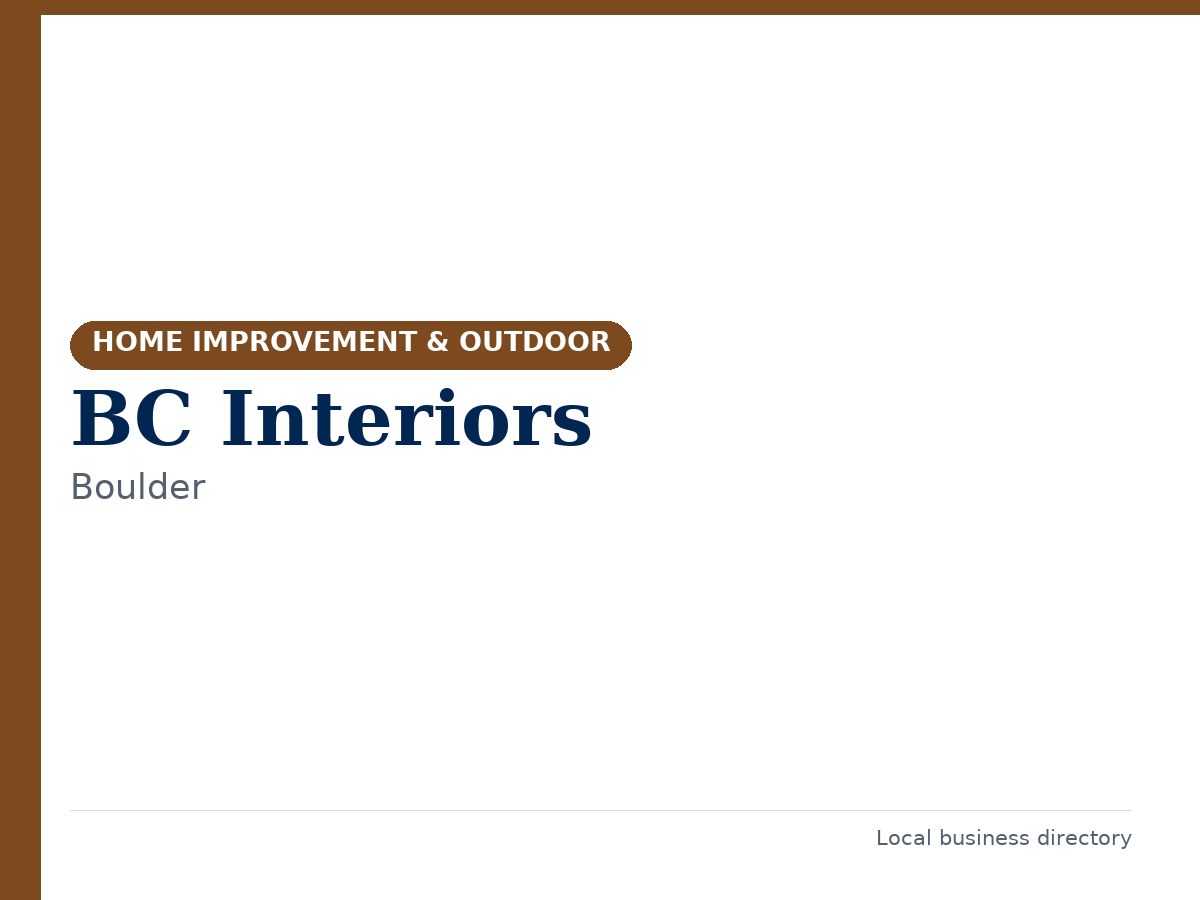 BC Interiors