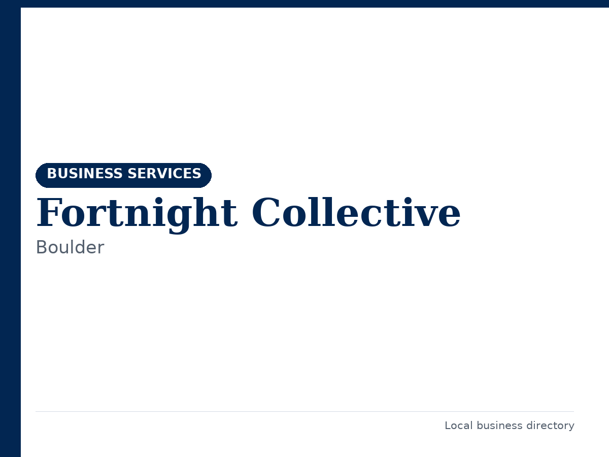 Fortnight Collective