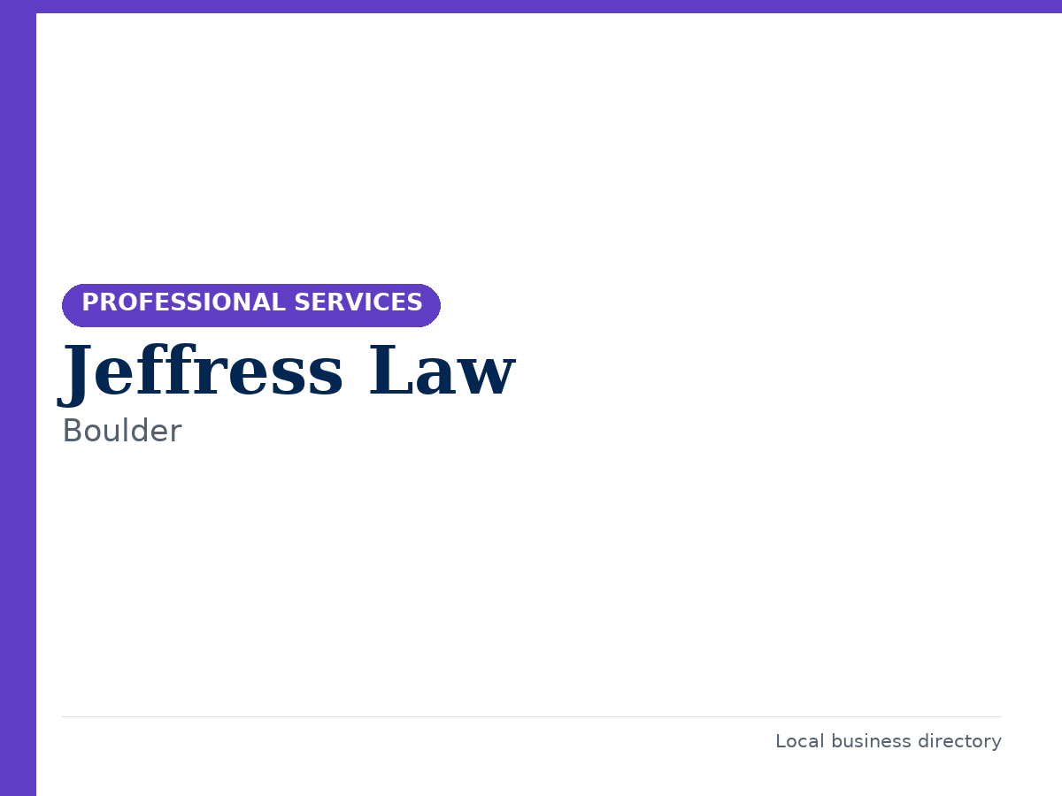 Jeffress Law