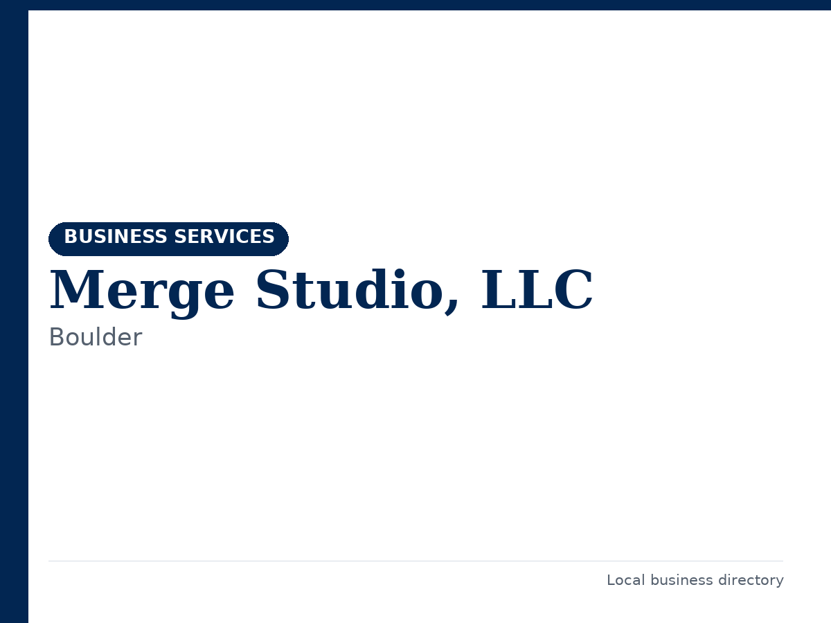 Merge Studio, LLC