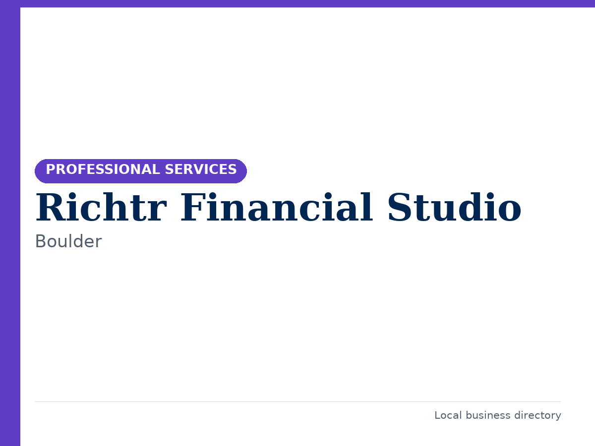 Richtr Financial Studio