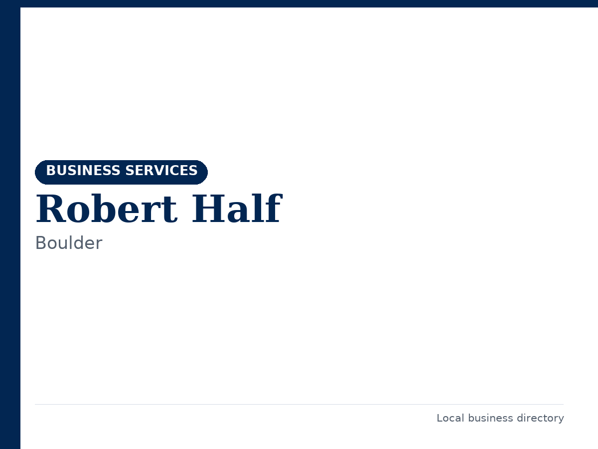 Robert Half