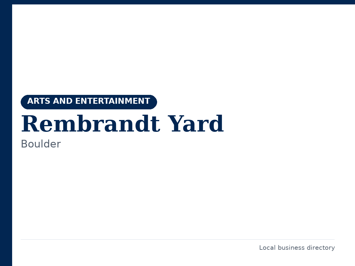 Rembrandt Yard
