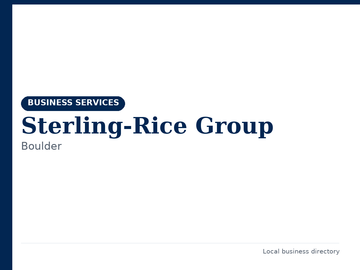 Sterling-Rice Group