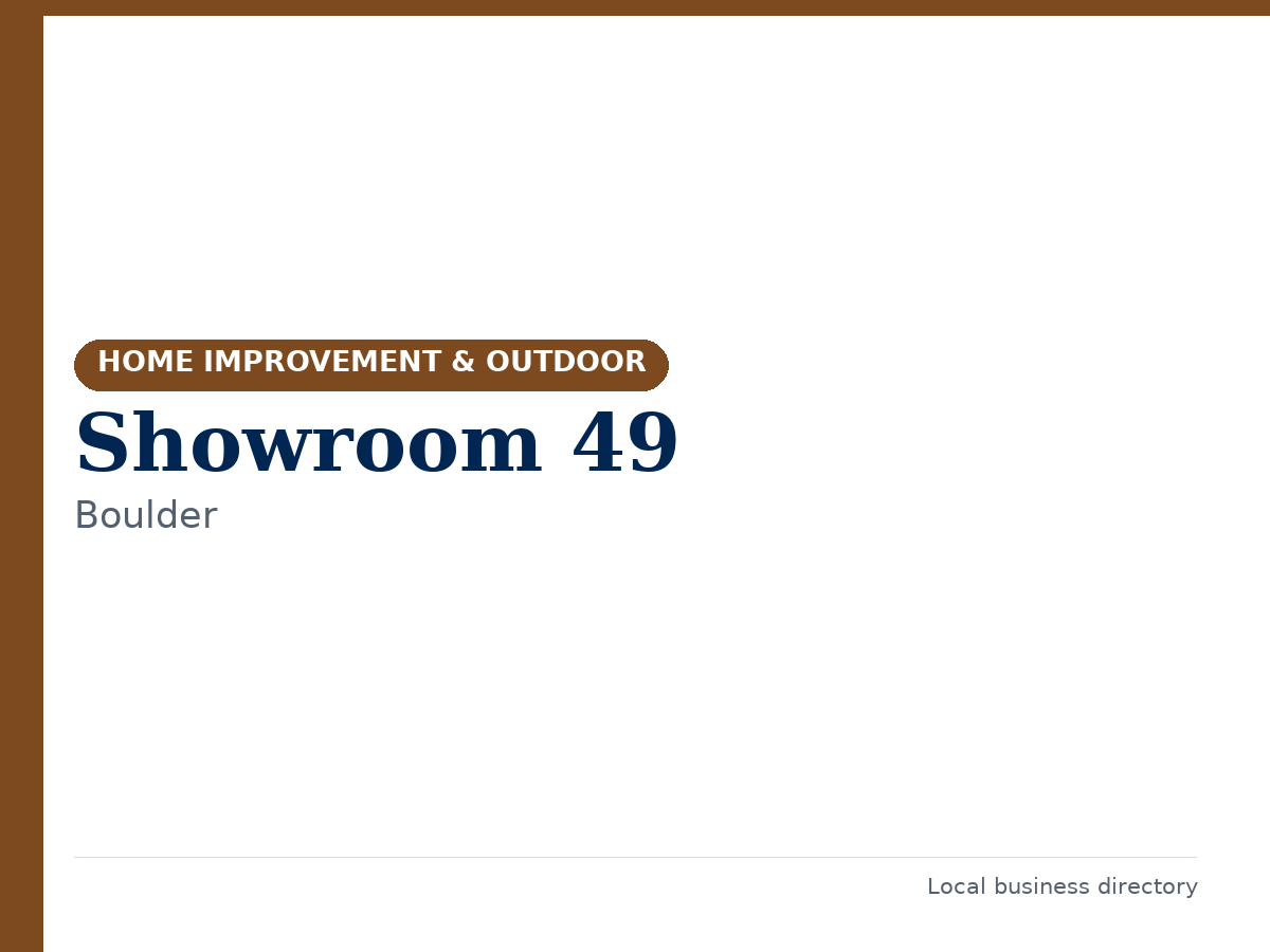Showroom 49