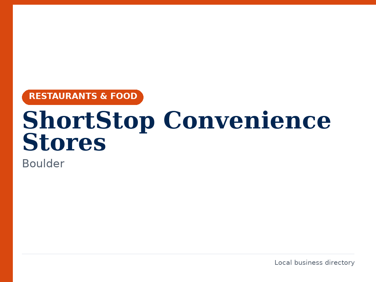 ShortStop Convenience Stores