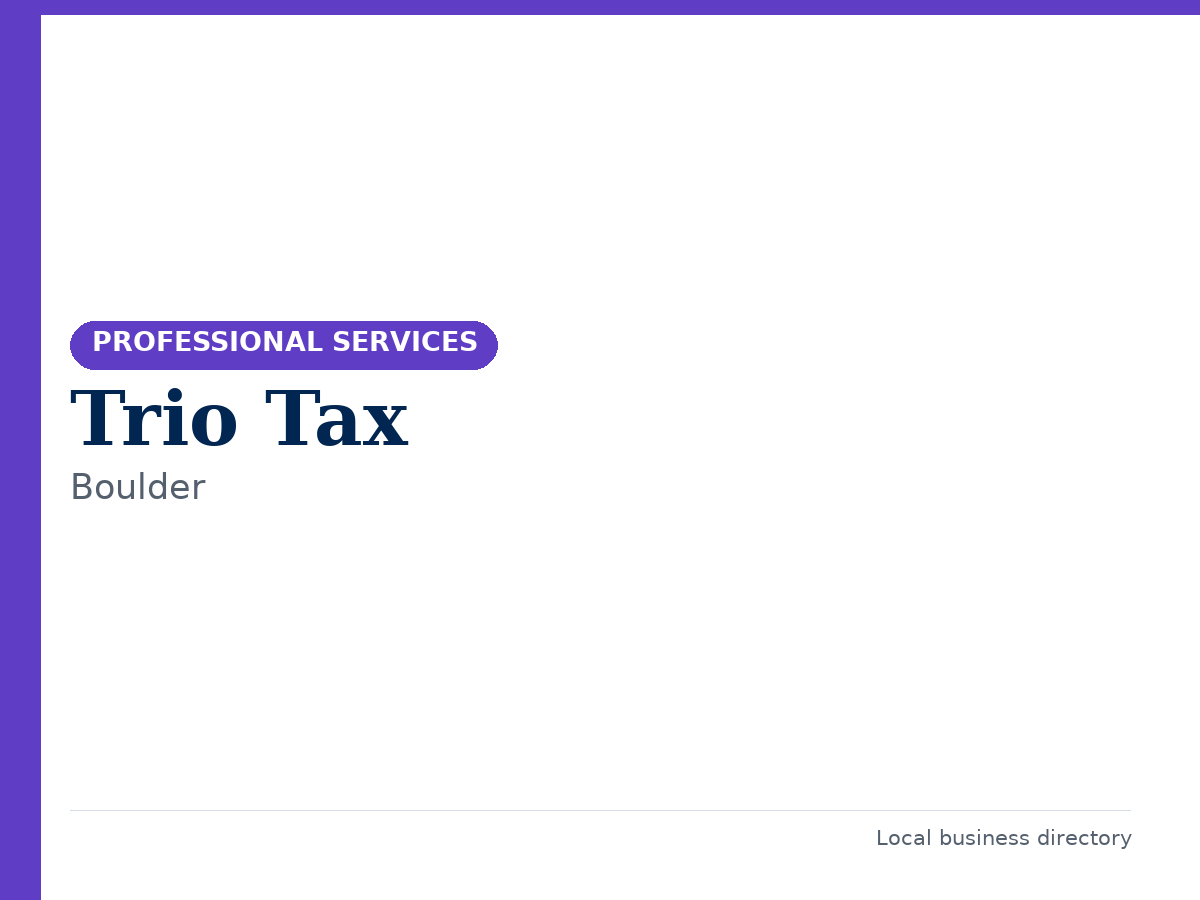 Trio Tax
