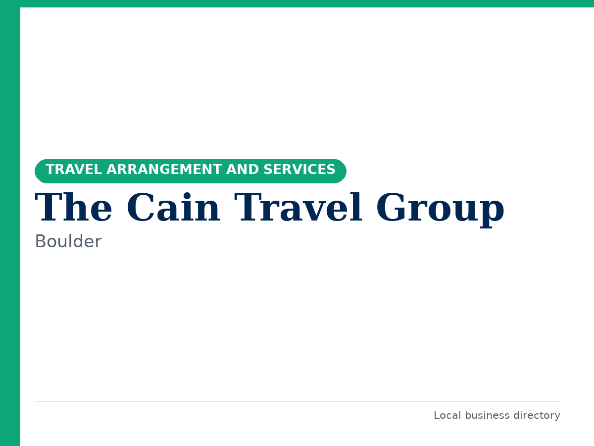 The Cain Travel Group