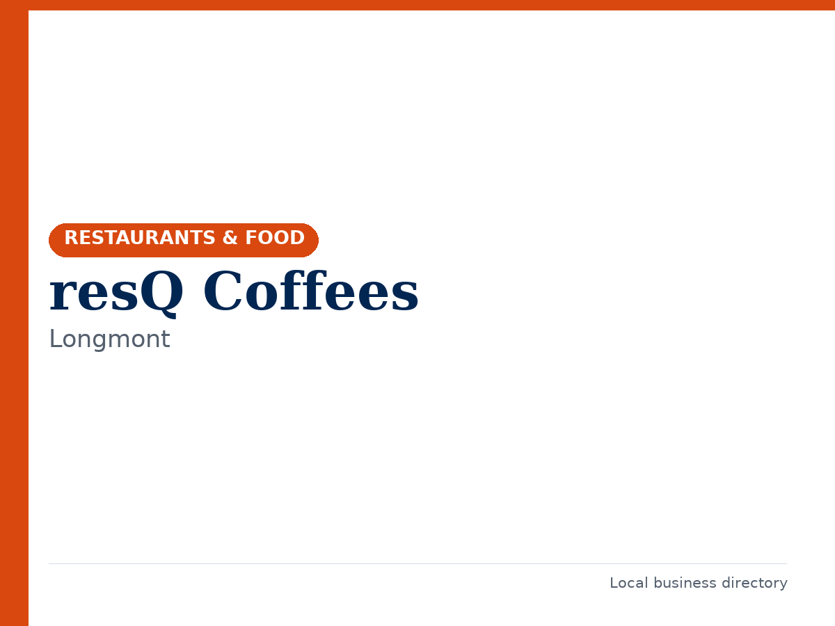 resQ Coffees