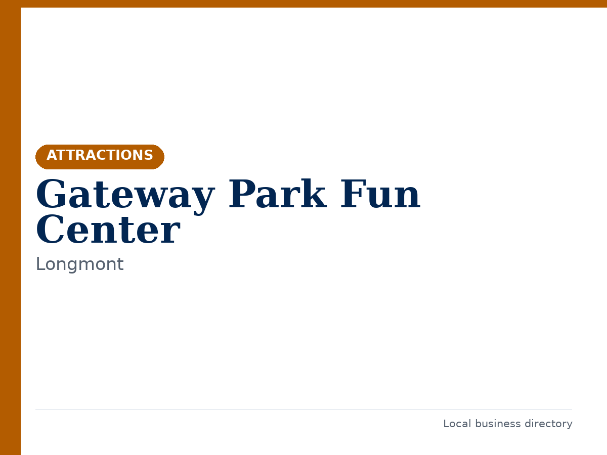 Gateway Park Fun Center
