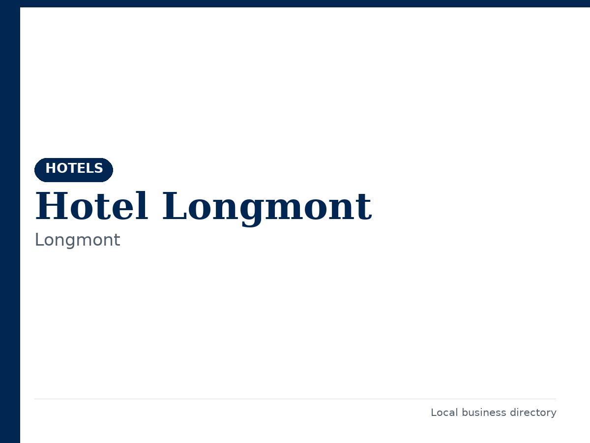 Hotel Longmont