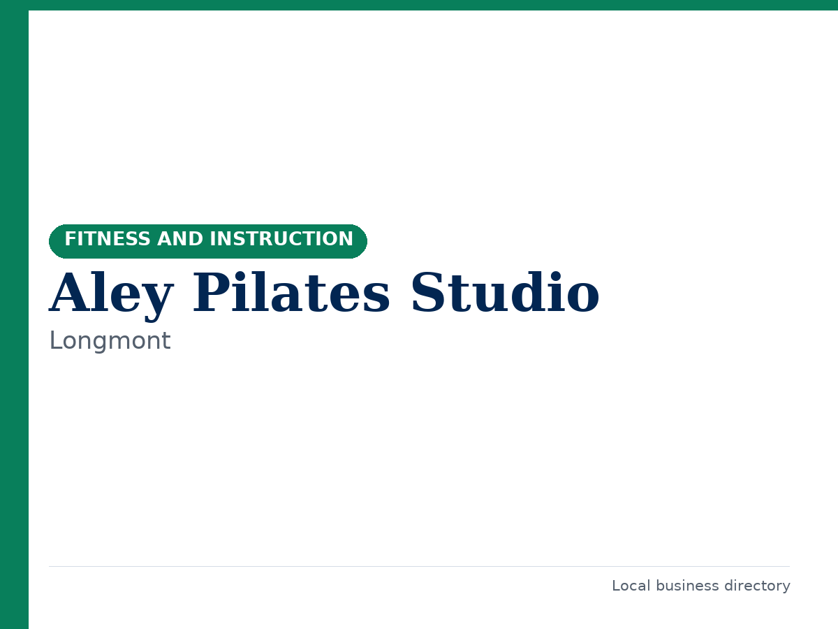 Aley Pilates Studio